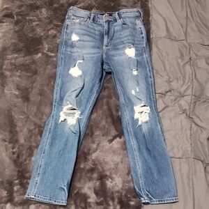 MUST BUNDLE - Hollister Blue Distressed Boyfriend Jeans